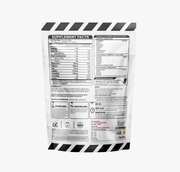 ISO Platinum Whey Protein Isolate 1Kg 2.2LBS